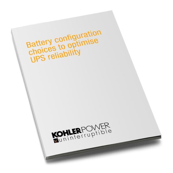 Battery configuration choices to optimise UPS reliability