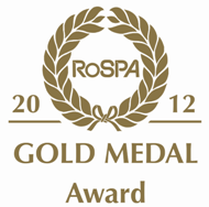 RoSPA gold MEDAL award 2012